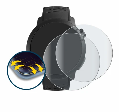 Abbildung des Geräts Coros Pace Pro mit einer Vielzahl des Displayschutzes.