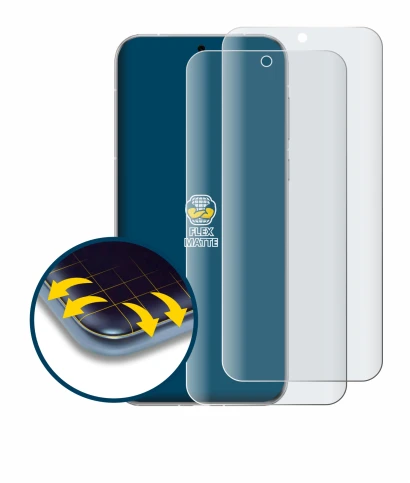 Abbildung des Geräts Huawei Pura 80 Pro mit einer Vielzahl des Displayschutzes.