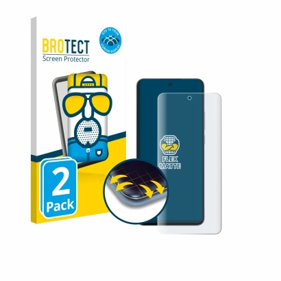 Vorderseite einer Produktverpackung mit dem Markenlogo BROTECT. Daneben ist das Gerät OnePlus Nord CE 5 mit dem zugehörigen Di