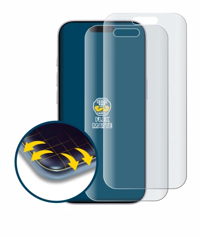Abbildung des Geräts Apple iPhone 17 mit einer Vielzahl des Displayschutzes.
