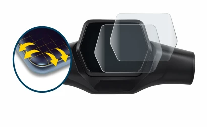 Abbildung des Geräts Segway Ninebot ZT3 Pro D mit einer Vielzahl des Displayschutzes.