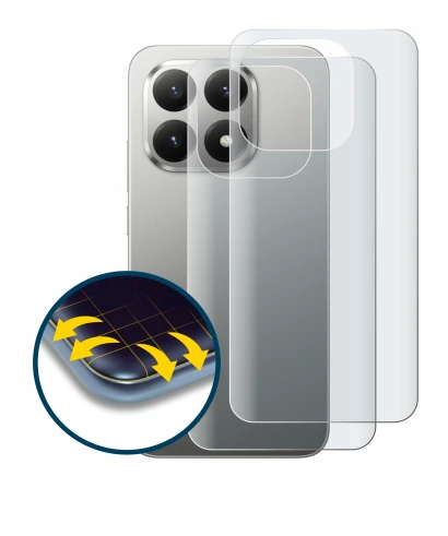 Abbildung des Geräts Xiaomi 15T (Rückseite) mit einer Vielzahl des Displayschutzes.