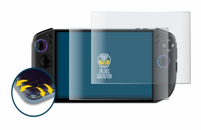 Abbildung des Geräts Lenovo Legion Go Gen 2 mit einer Vielzahl des Displayschutzes.