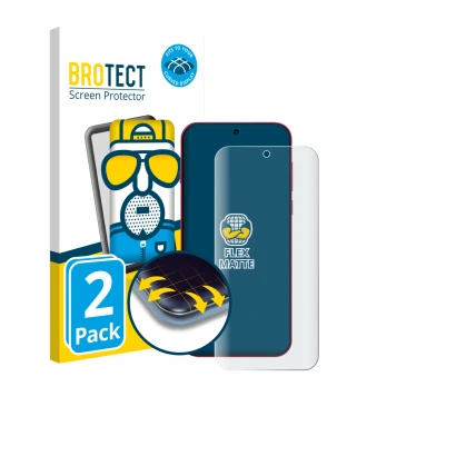 Vorderseite einer Produktverpackung mit dem Markenlogo BROTECT. Daneben ist das Gerät Oppo Find X9 Pro mit dem zugehörigen Dis