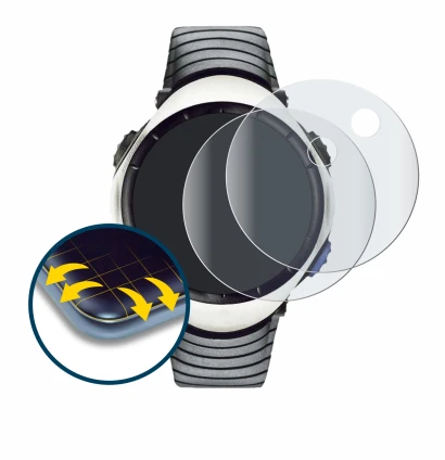 Abbildung des Geräts Suunto Regatta mit einer Vielzahl des Displayschutzes.