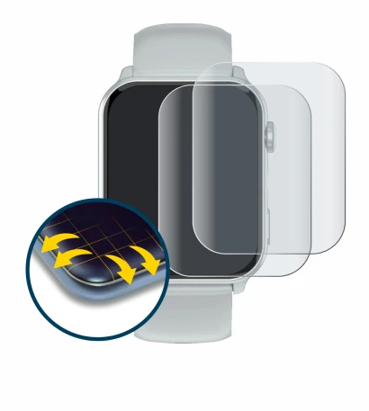 Abbildung des Geräts Blackview R30 Max mit einer Vielzahl des Displayschutzes.