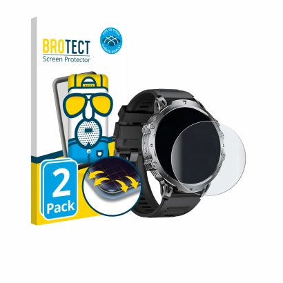 Vorderseite einer Produktverpackung mit dem Markenlogo BROTECT. Daneben ist das Gerät LIGE EF13-B 1.85" mit dem zugehörigen Di