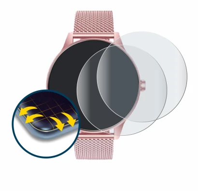 Abbildung des Geräts TAOLOON Smartwatch 1.27" mit einer Vielzahl des Displayschutzes.