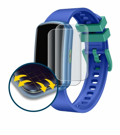 Abbildung des Geräts Cantaos Kids Smartwatch 1.47" mit einer Vielzahl des Displayschutzes.