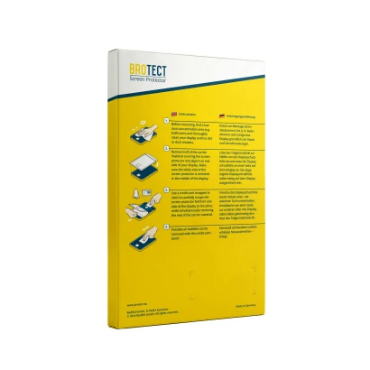 Rückseite einer Produktverpackung mit dem Markenlogo BROTECT