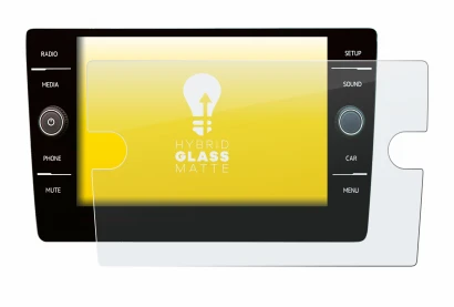 Abbildung des Geräts Volkswagen Golf 7 2019 Discover Media 8" mit einer Vielzahl des Displayschutzes.