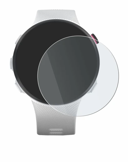 Abbildung des Geräts Garmin Forerunner 45S mit einer Vielzahl des Displayschutzes.