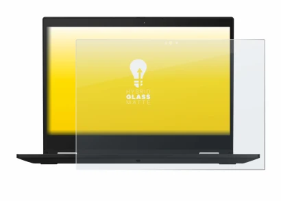Abbildung des Geräts Lenovo ThinkPad X390 Yoga mit einer Vielzahl des Displayschutzes.