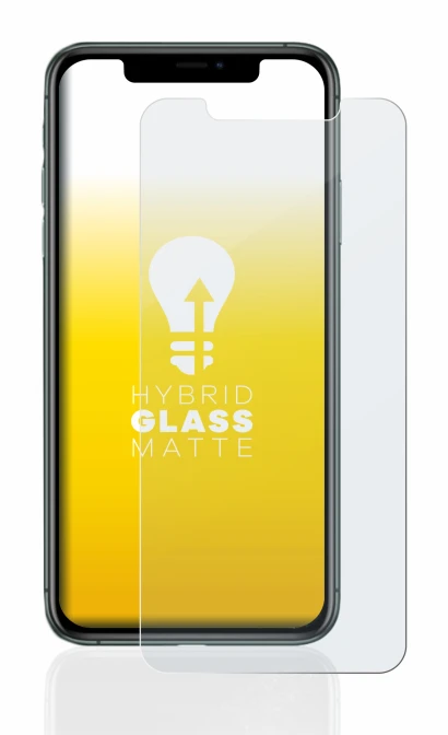 Abbildung des Geräts Apple iPhone 11 Pro Max mit einer Vielzahl des Displayschutzes.