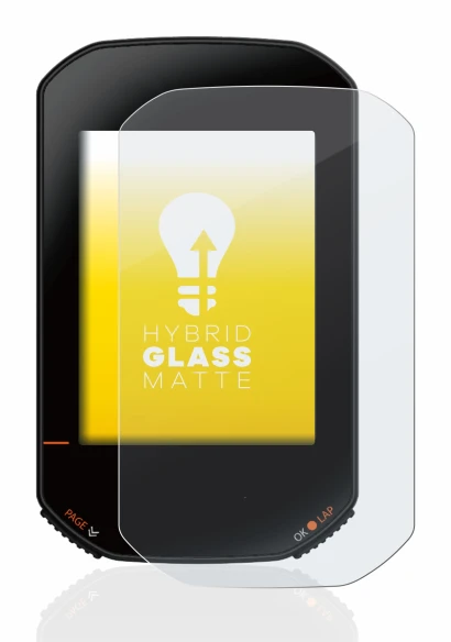 Abbildung des Geräts Bryton Rider 420 mit einer Vielzahl des Displayschutzes.