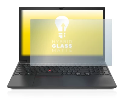 Abbildung des Geräts Lenovo ThinkPad E15 mit einer Vielzahl des Displayschutzes.