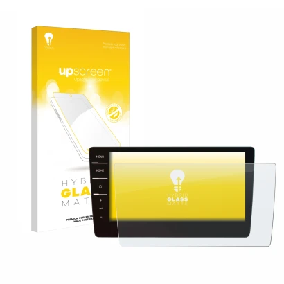 Vorderseite einer Produktverpackung mit dem Markenlogo upscreen. Daneben ist das Gerät Volkswagen Passat 2019 Discover Pro 9.2