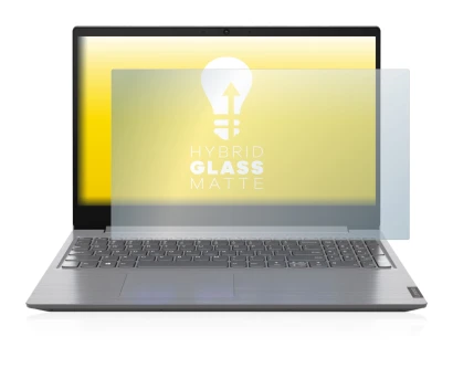 Abbildung des Geräts Lenovo V15 15'' mit einer Vielzahl des Displayschutzes.