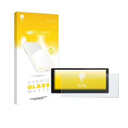 Vorderseite einer Produktverpackung mit dem Markenlogo upscreen. Daneben ist das Gerät Joying 4G Car Radio 10.25" mit dem zuge