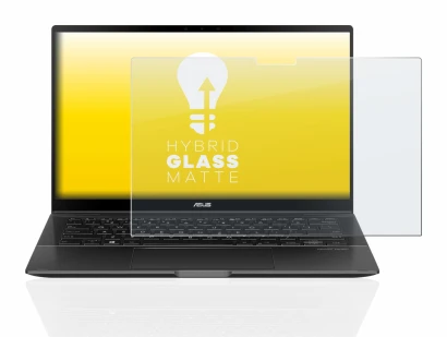 Abbildung des Geräts ASUS ZenBook Flip 14 UX463FA mit einer Vielzahl des Displayschutzes.
