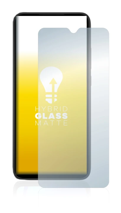 Abbildung des Geräts Xiaomi Redmi 9C NFC mit einer Vielzahl des Displayschutzes.