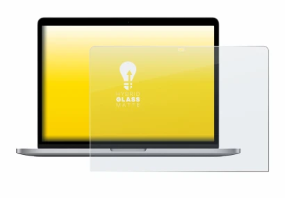 Abbildung des Geräts Apple MacBook Pro 13" M1 2020 mit einer Vielzahl des Displayschutzes.