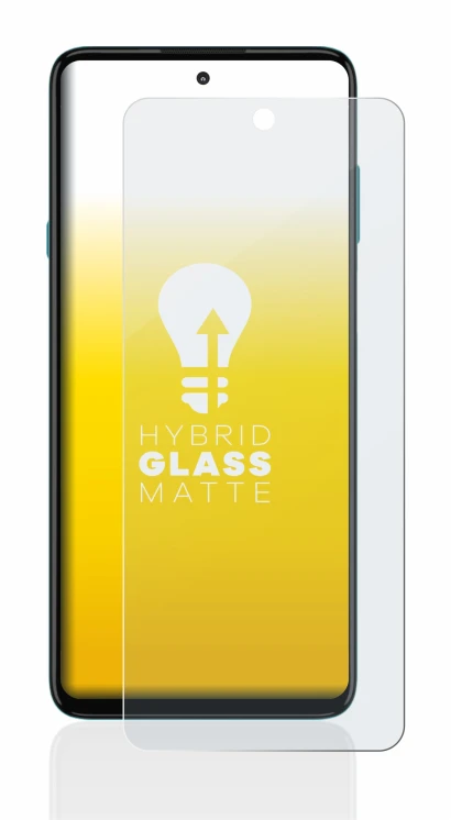 Abbildung des Geräts Motorola Edge 20 Lite mit einer Vielzahl des Displayschutzes.