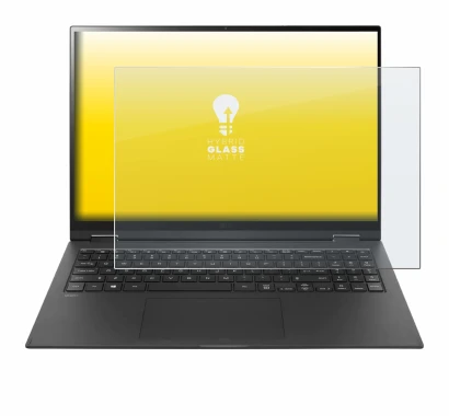 Abbildung des Geräts LG gram 16'' 2-in-1 Touch mit einer Vielzahl des Displayschutzes.