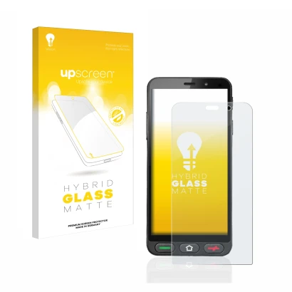 Vorderseite einer Produktverpackung mit dem Markenlogo upscreen. Daneben ist das Gerät Brondi Amico S Nero mit dem zugehörigen