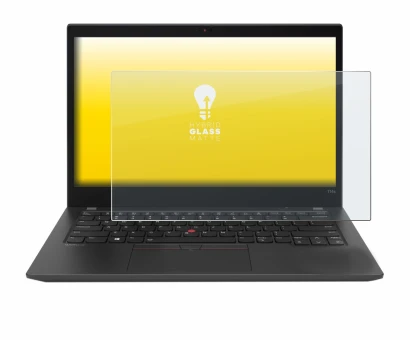 Abbildung des Geräts Lenovo ThinkPad T14s Gen 2 mit einer Vielzahl des Displayschutzes.
