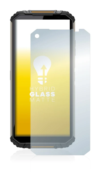 Abbildung des Geräts Oukitel WP16 mit einer Vielzahl des Displayschutzes.