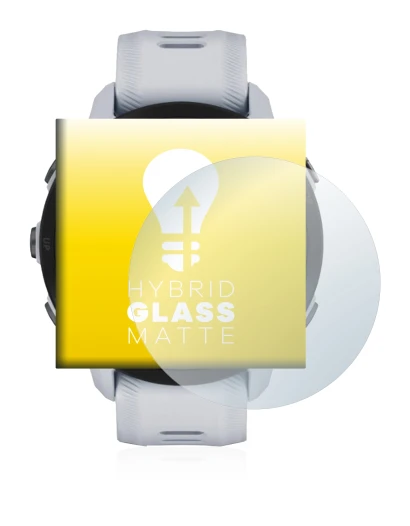 Abbildung des Geräts Garmin Forerunner 955 mit einer Vielzahl des Displayschutzes.