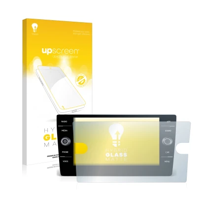 Vorderseite einer Produktverpackung mit dem Markenlogo upscreen. Daneben ist das Gerät Volkswagen T-Roc R Line 2022 Discover M