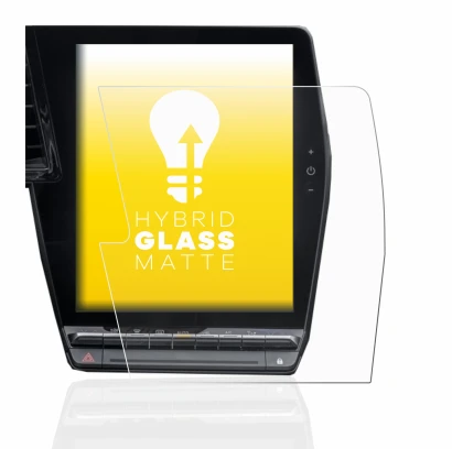 Abbildung des Geräts Renault Megane E-Tech openR Link 12" mit einer Vielzahl des Displayschutzes.