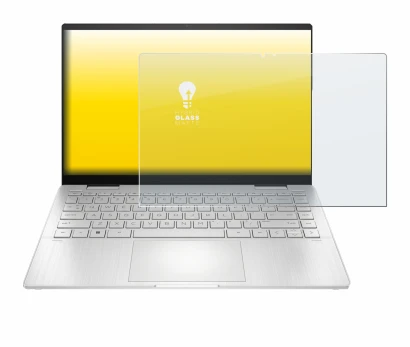 Abbildung des Geräts HP Pavilion x360 2-in-1 (14-ekX) mit einer Vielzahl des Displayschutzes.
