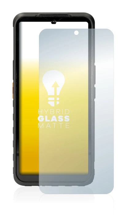 Abbildung des Geräts Caterpillar Cat S53 5G mit einer Vielzahl des Displayschutzes.