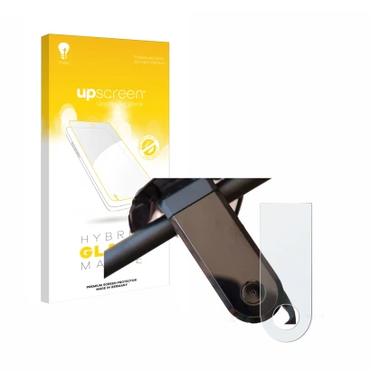 Vorderseite einer Produktverpackung mit dem Markenlogo upscreen. Daneben ist das Gerät NIU KQi3 Max mit dem zugehörigen Displa