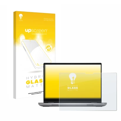 Vorderseite einer Produktverpackung mit dem Markenlogo upscreen. Daneben ist das Gerät Dell Precision 7680 Touch mit dem zugeh