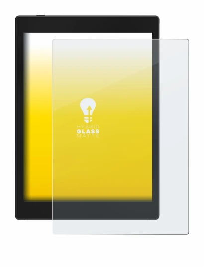 Abbildung des Geräts Boox Tab Mini C mit einer Vielzahl des Displayschutzes.