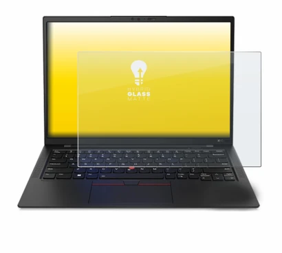 Abbildung des Geräts Lenovo ThinkPad X1 Carbon 14" Gen 11 mit einer Vielzahl des Displayschutzes.