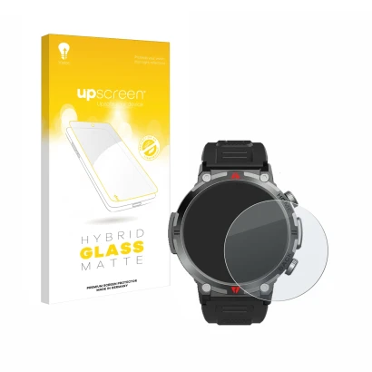 Vorderseite einer Produktverpackung mit dem Markenlogo upscreen. Daneben ist das Gerät IFMDA S100 1.45" mit dem zugehörigen Di