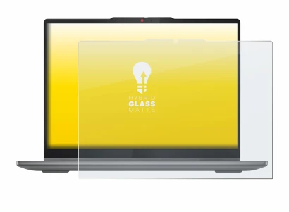 Abbildung des Geräts Lenovo IdeaPad 5 2-in-1 14AHP9 mit einer Vielzahl des Displayschutzes.