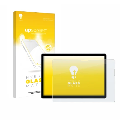 Vorderseite einer Produktverpackung mit dem Markenlogo upscreen. Daneben ist das Gerät Dell Latitude 7350 Detachable mit dem z