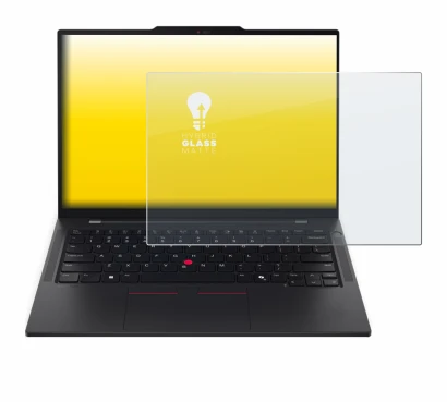 Abbildung des Geräts Lenovo ThinkPad T14s Gen 6 mit einer Vielzahl des Displayschutzes.