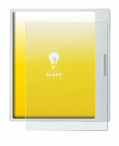 Abbildung des Geräts Boox Go Color 7 White Edition mit einer Vielzahl des Displayschutzes.