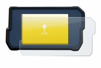 Abbildung des Geräts KTM RC125 / RC390 2022+ mit einer Vielzahl des Displayschutzes.