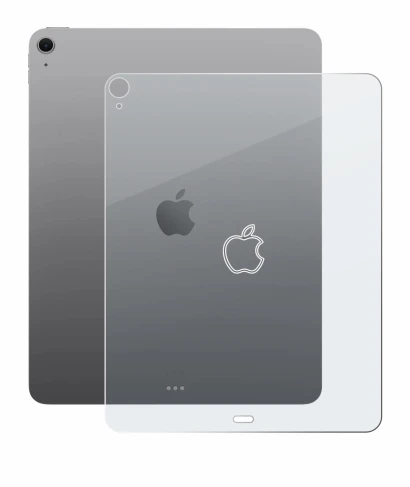 Abbildung des Geräts Apple iPad Air 13" M3 2025 (Rückseite) mit einer Vielzahl des Displayschutzes.