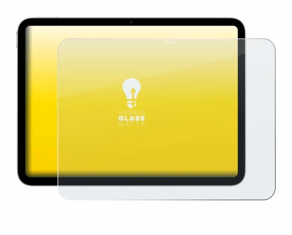 Abbildung des Geräts Apple iPad A16 11" 2025 (11. Gen.) mit einer Vielzahl des Displayschutzes.