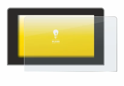 Abbildung des Geräts Volkswagen Crafter 10" (2024-2025) mit einer Vielzahl des Displayschutzes.