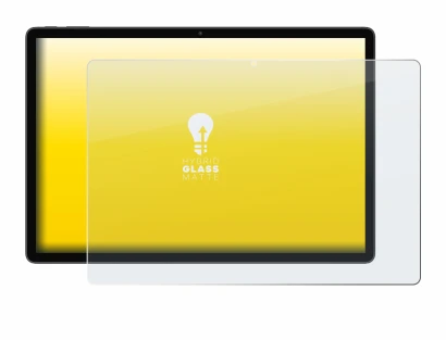 Abbildung des Geräts Blackview MEGA 8 mit einer Vielzahl des Displayschutzes.